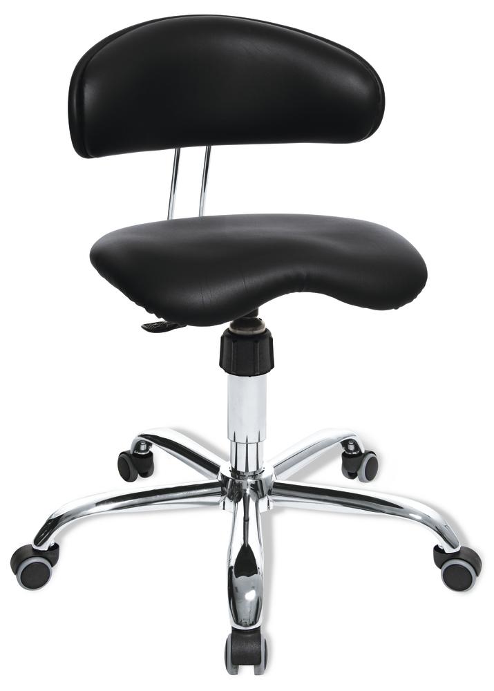 Drehstuhl SITNESS MEDICO | Schwarz | Kunstleder