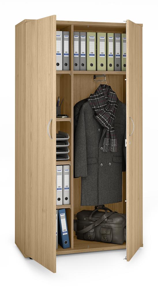 Garderobenschrank PROFI MODUL | Eiche hell | 1000 | 1890 mm (5 OH)