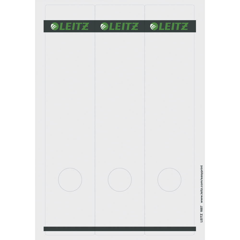 Leitz Ordneretikett 16870085 lang/breit Papier