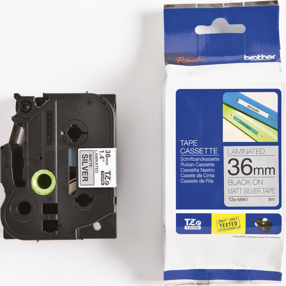 P-touch Schriftbandkassette TZEM961 6mmx8m