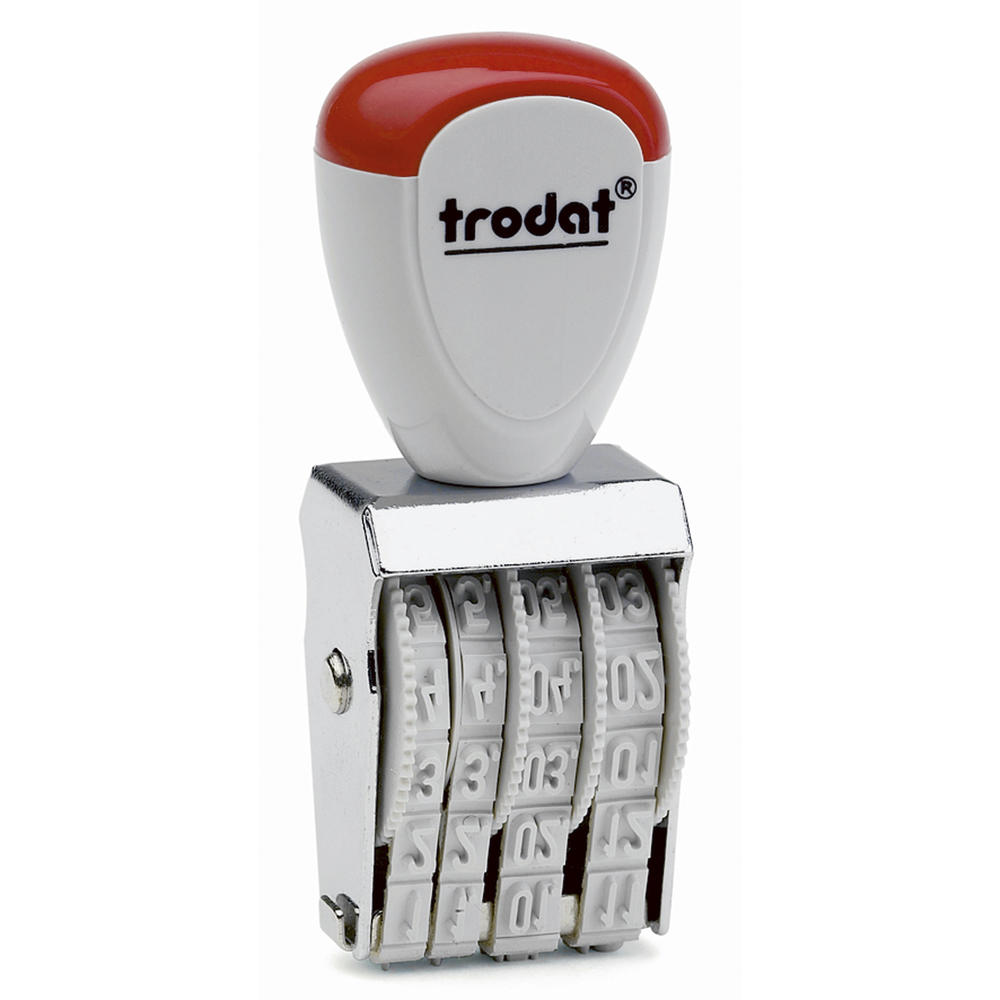 trodat Datumstempel Classic 54216 17x4mm silber