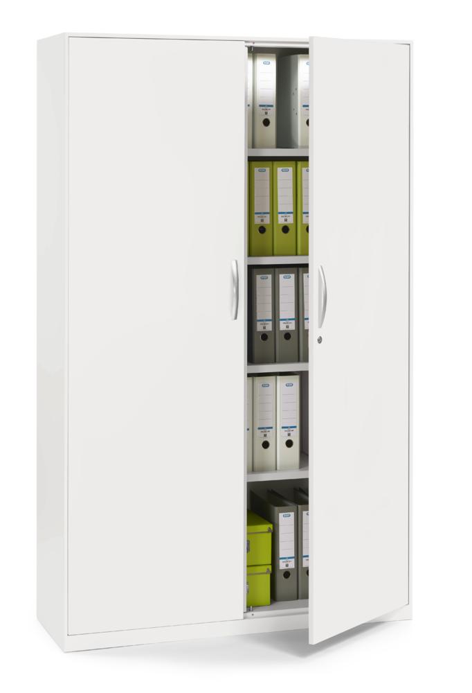 Flügeltürenschrank BASE LINE - PRO | Weiß | 1000 | Weiß