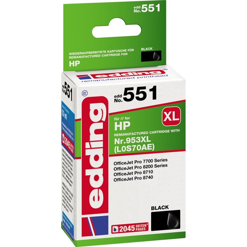 edding Tintenpatrone 18-551 wie HP No. 953XL