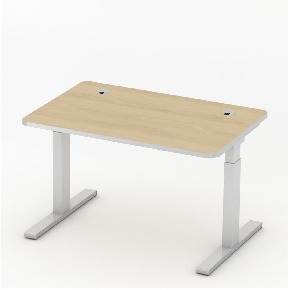 Schreibtisch Rechteckform iMODUL | Buchedekor | 800 | Rechteck
