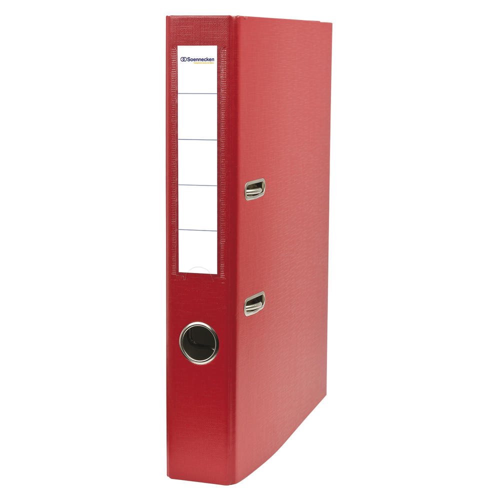 Soennecken Ordner 3381 DIN A4 50mm PP rot