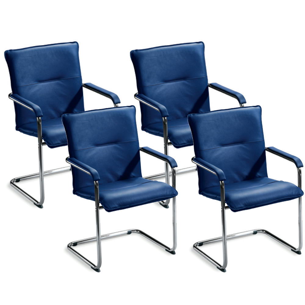 4-er Set Besucherschwinger DELTA 1 | Blau