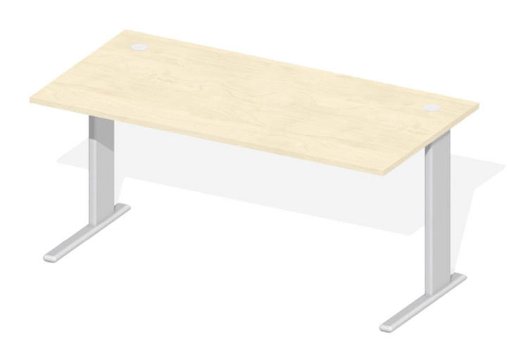Schreibtisch BASIC M BASE LINE | Ahorndekor | 1600