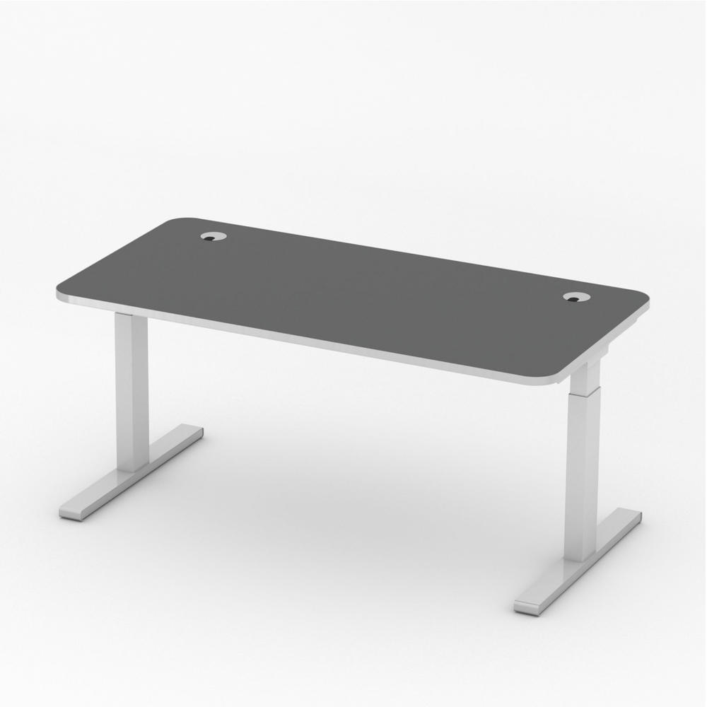 Schreibtisch Rechteckform iMODUL | Anthrazit | 1600 | Rechteck