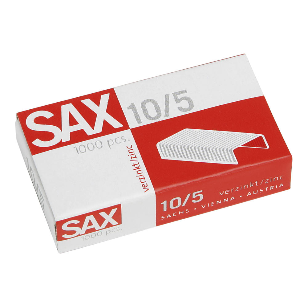 SAX Heftklammer 1-105-00 Nr.10/5mm verzinkt 1.000