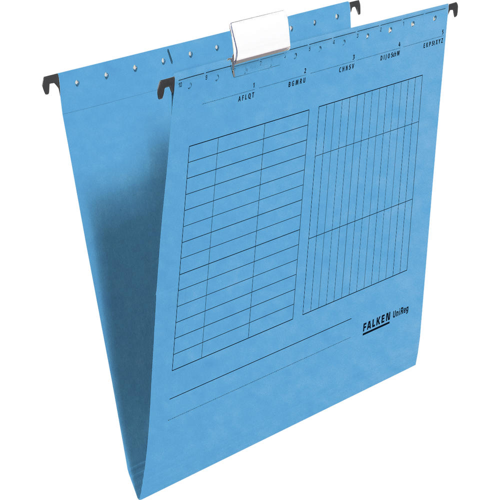 Falken Hängemappe 11287760 seitlich offen blau 5