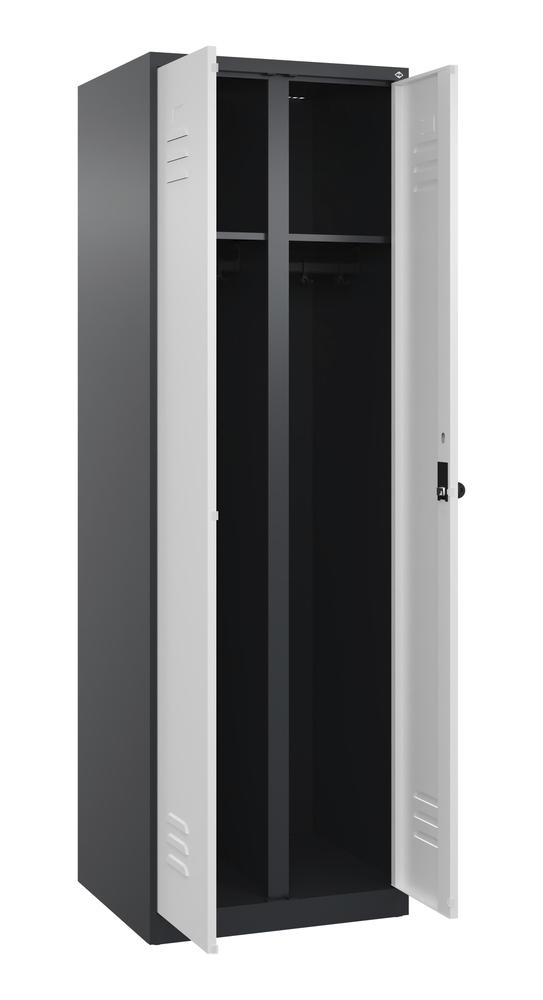 Arbeitsstättenspind CLASSIC PLUS, bodenstehend | Verkehrsweiß RAL 9016 | Bodenstehend | Schwarzgrau RAL 7021 | 300 | 2
