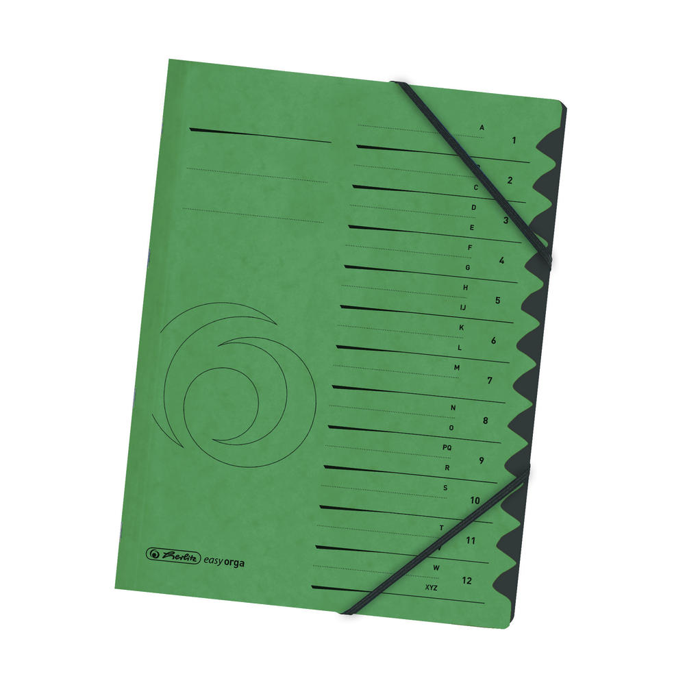 Herlitz Ordnungsmappe 10843332 DIN A4 12 Fächer