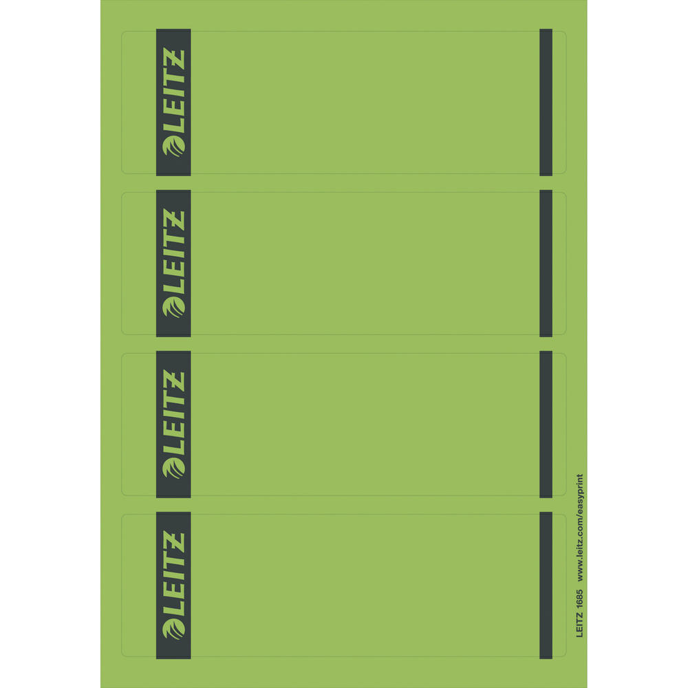 Leitz Ordneretikett 16852055 kurz/breit Papier gn
