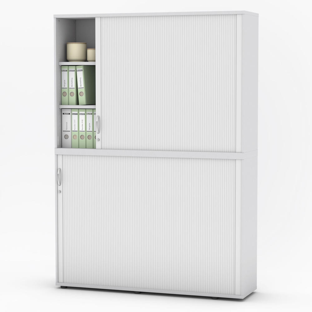 Rollladen-Aufsatzschrank iMODUL | Lichtgrau | 1600