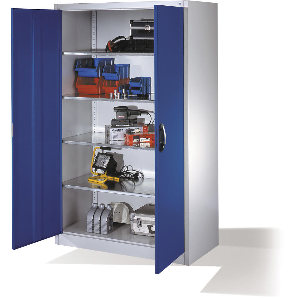 Universalschrank SYSTEM ERGO-LOCK | Enzianblau RAL 5010 | 1200 | 600