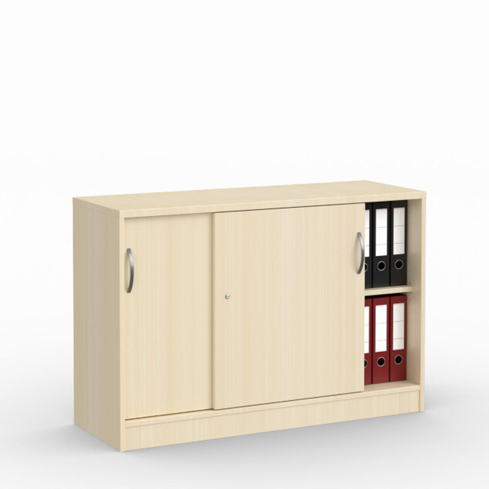 Schiebetürenschrank MULTI MODUL | Ahorndekor | 1200 | ohne Garderobe | 805 mm (2 OH)
