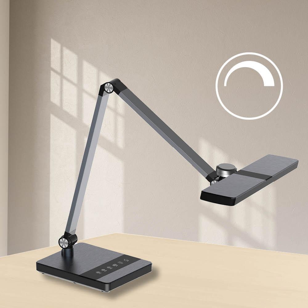 LED Aluminium-Tischleuchten mit Doppelarm
