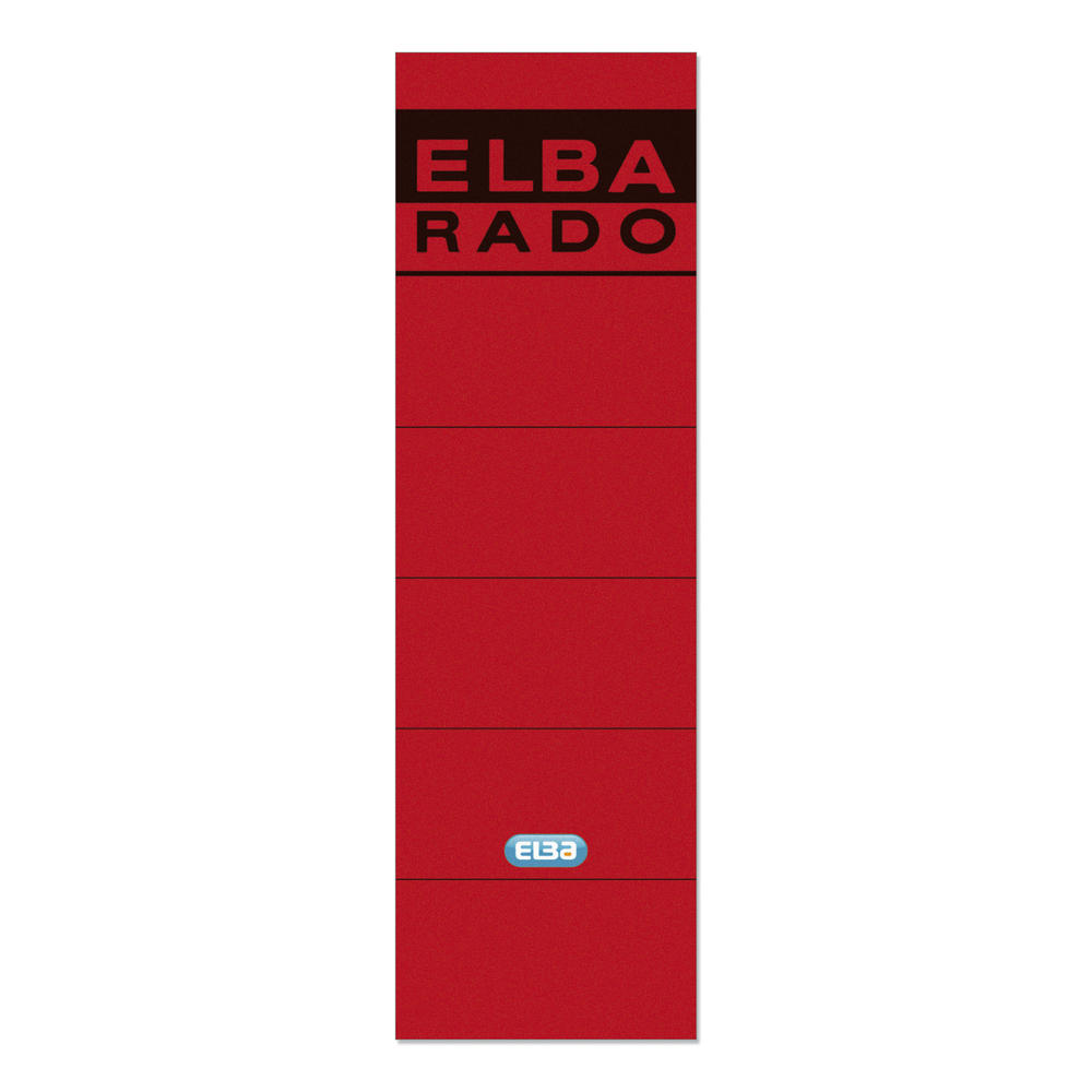 ELBA Ordneretikett 100420950 breit/kurz sk rot 10