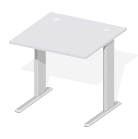 Schreibtisch Basic M BASE LINE | Lichtgrau | 800