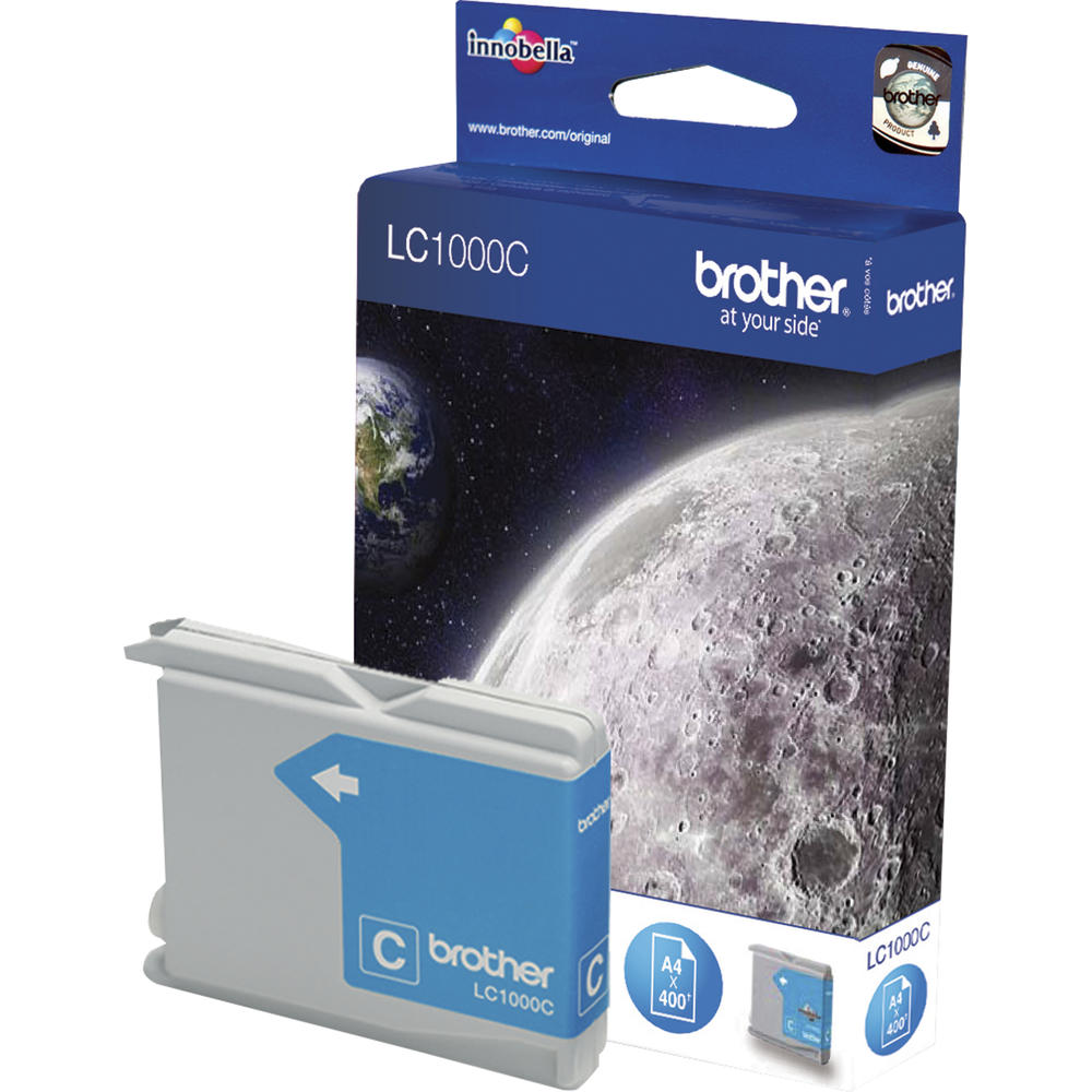 Brother Tintenpatrone LC1000C 400Seiten cyan