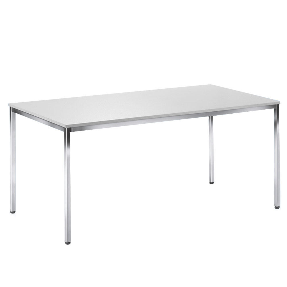 Konferenztisch BASE-MODUL | Lichtgrau | 1200 | 800 | Rechteck