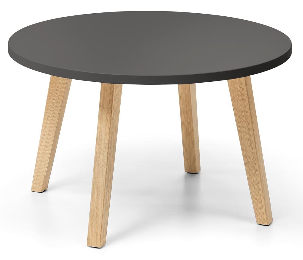 Beistelltisch OAK | Anthrazit | Rund