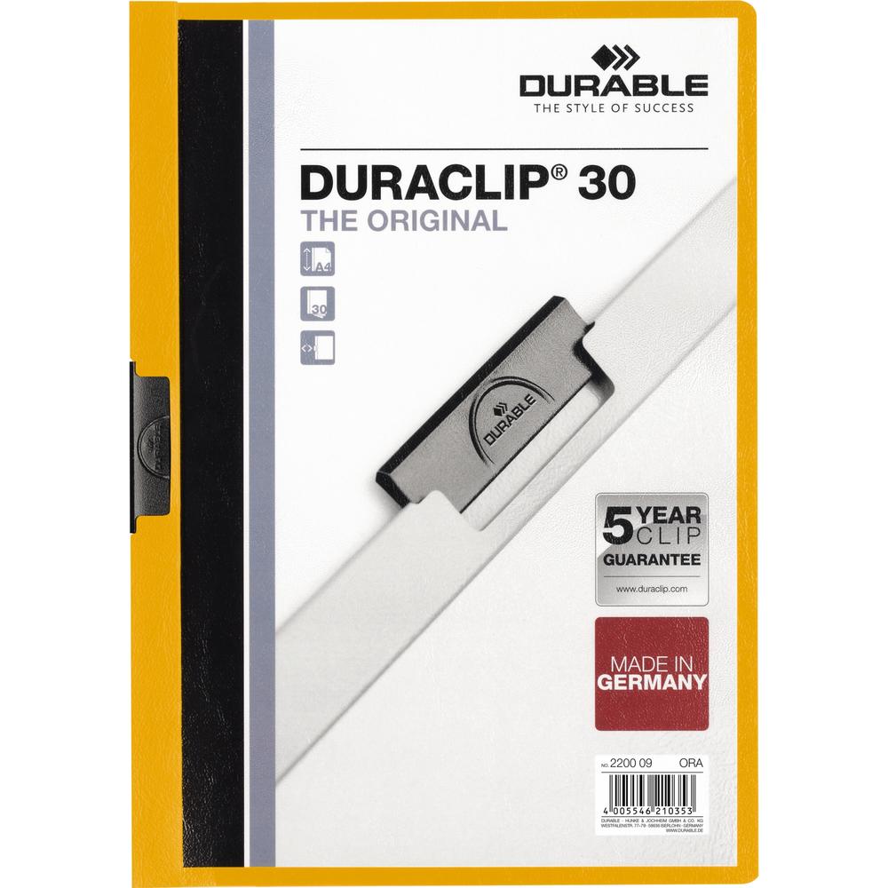 DURABLE Klemmmappe DURACLIP 30 220009 DIN A4