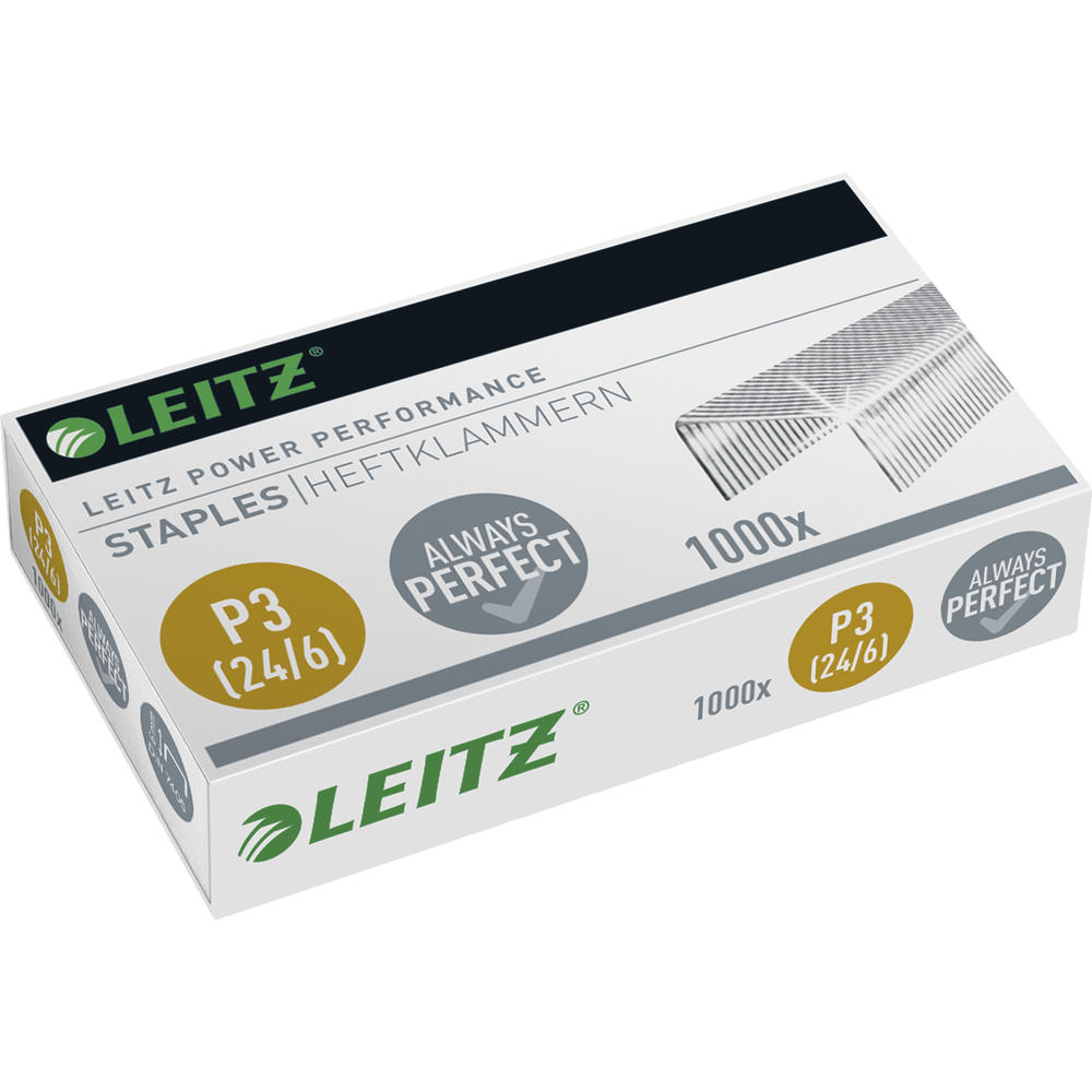 Leitz Heftklammer 55700000 24/6 30Bl. verzinkt