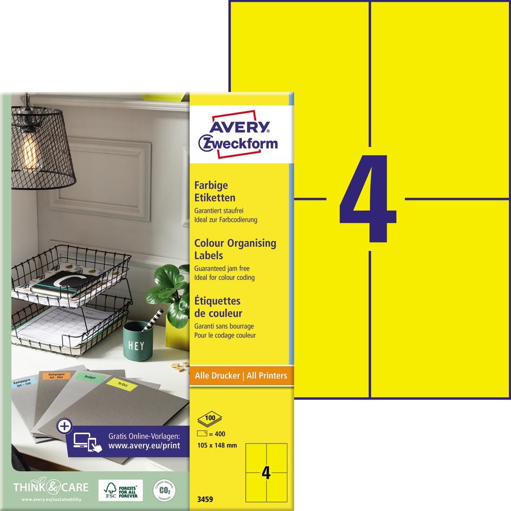 Avery Zweckform Universaletikett 3459 105x148mm