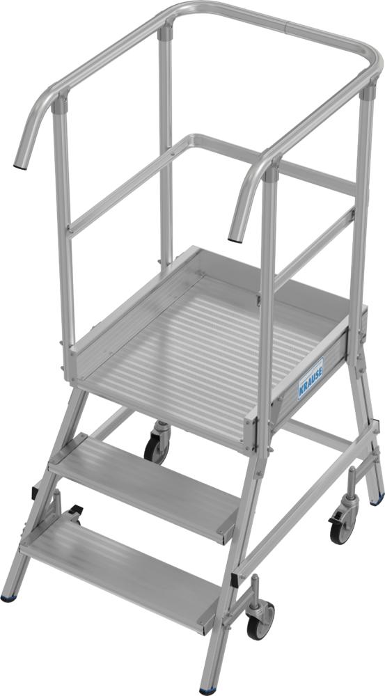 Podestleiter Stabilo Fahrb. Einseitig 1x3 Stufen | Einseitig | 2710