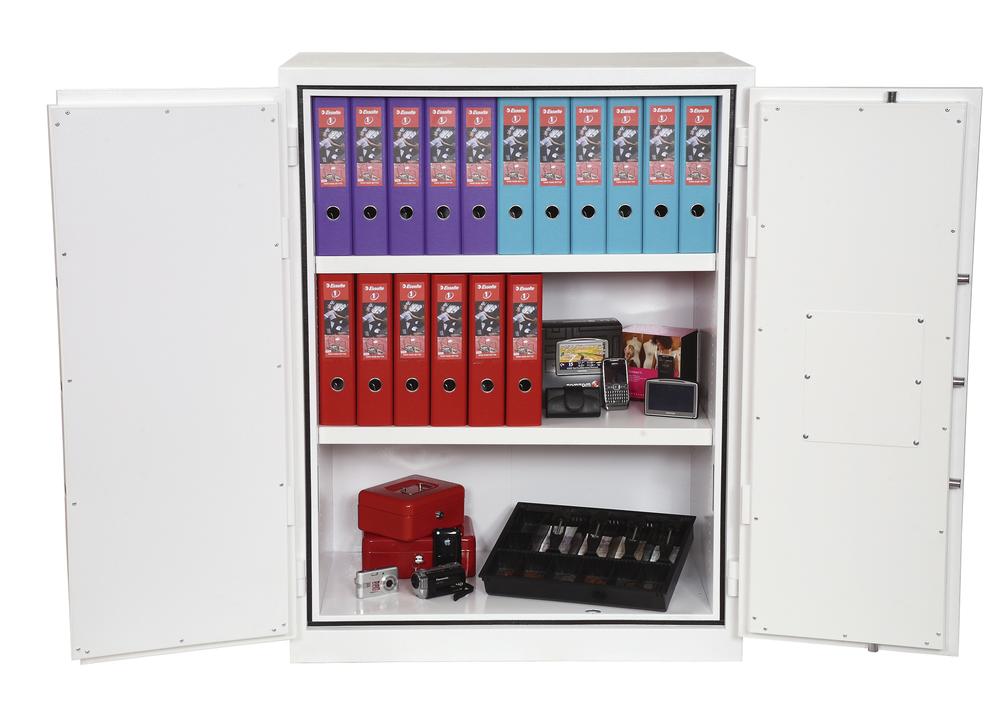 Feuerschutz Dokumententresor Serie Papersafe | 1225 | 935 | Frei Verwendungsstelle | Elektronisches Tasten-Kombinationsschloss