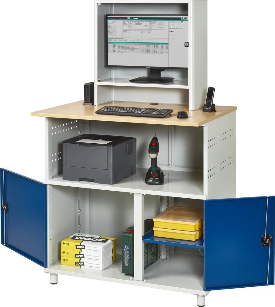 EDV-Möbel Serie 1023 Stationär | 1810 | stationär | Monitorgehäuse T 300 mm