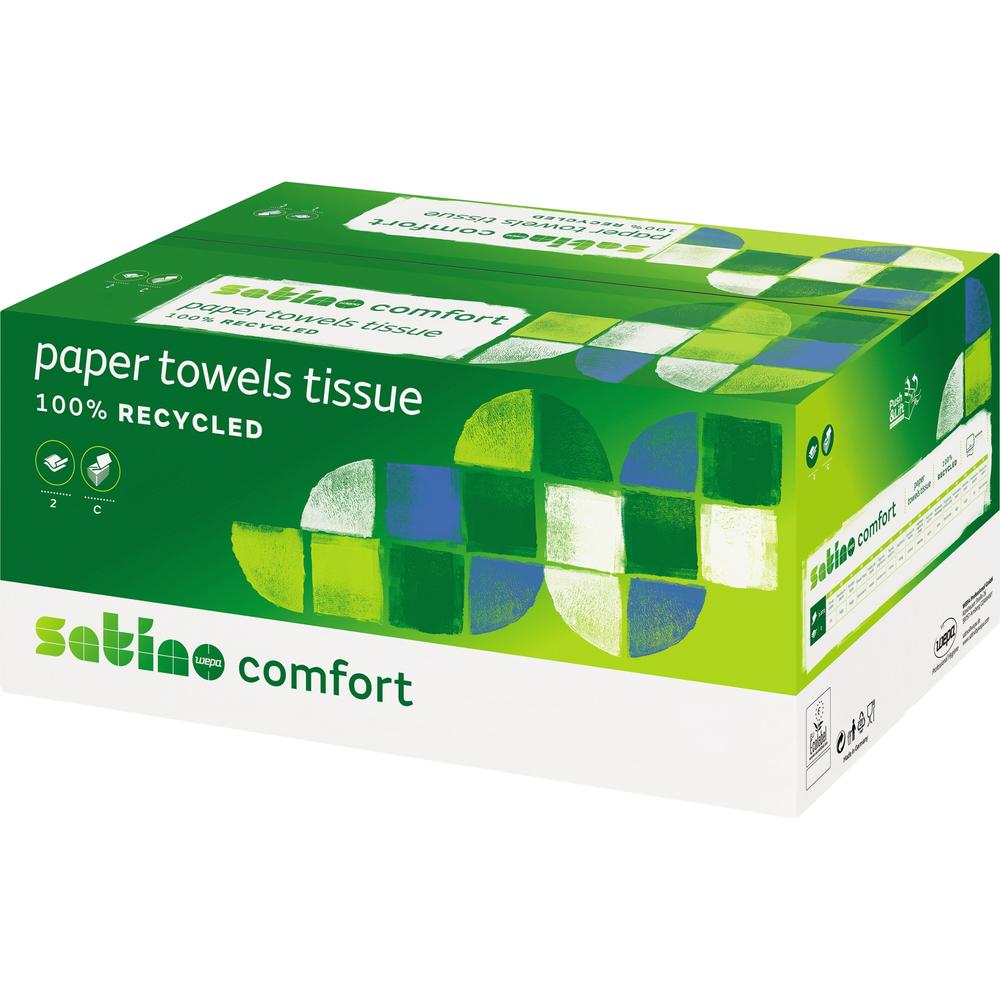 Satino Papierhandtuch Comfort 277410 25x33cm weiß