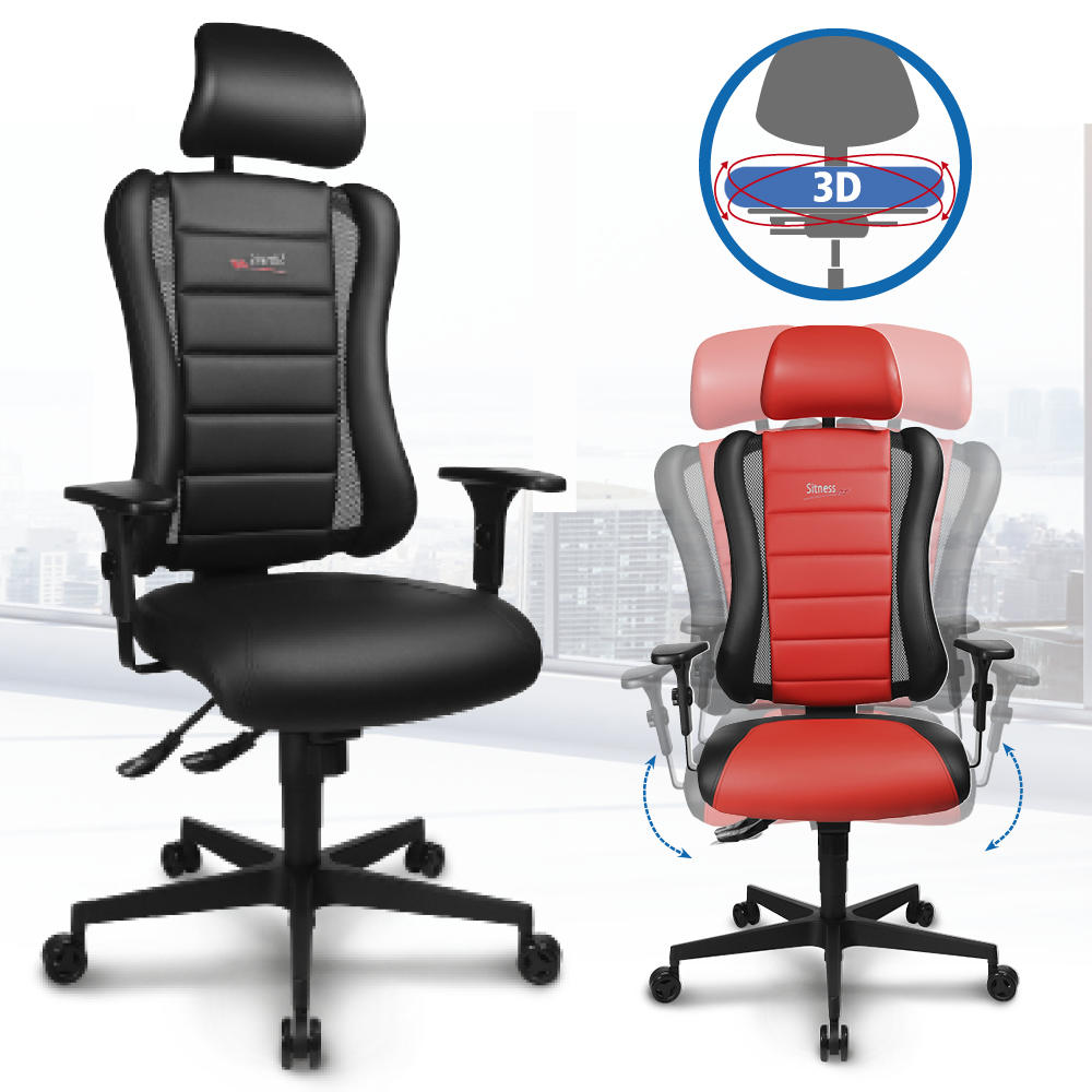 Managementsessel SITNESS RACE RS - bewegliche Sitzfläche