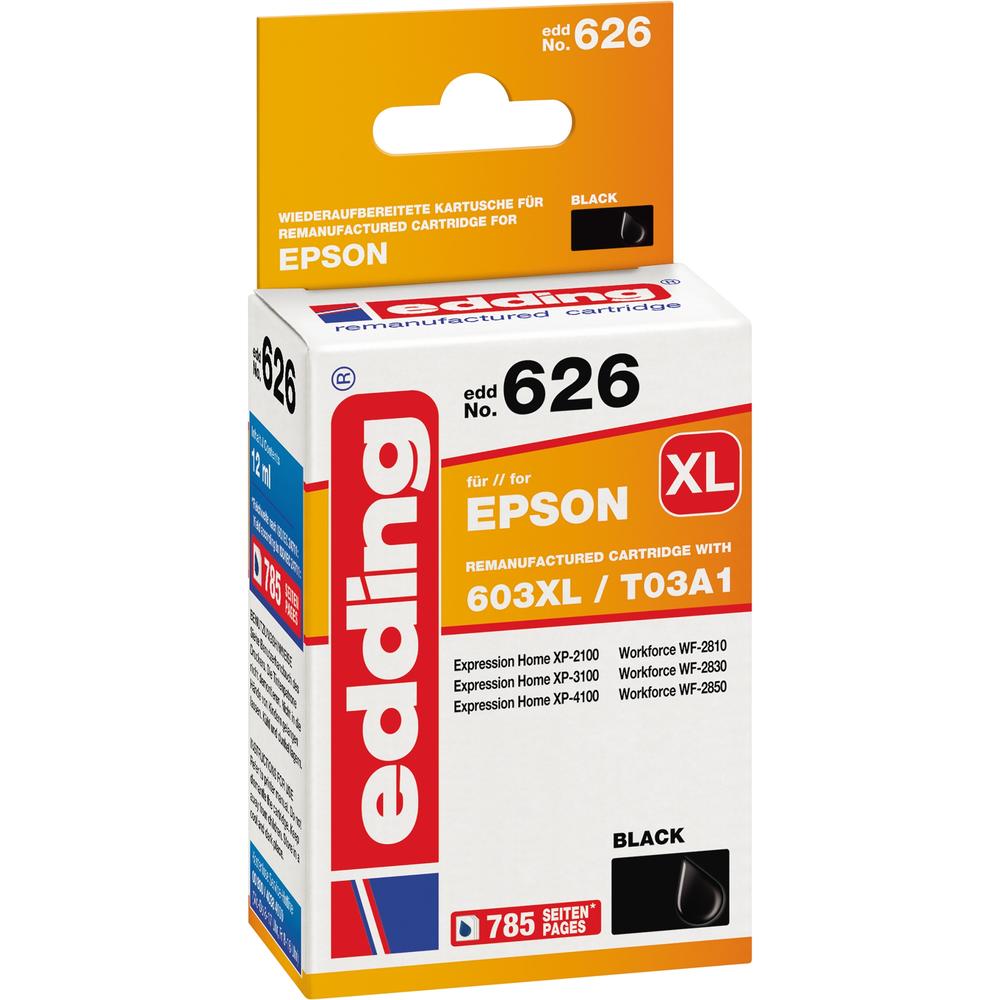 edding Tintenpatrone 18-626 wie Epson 603XL