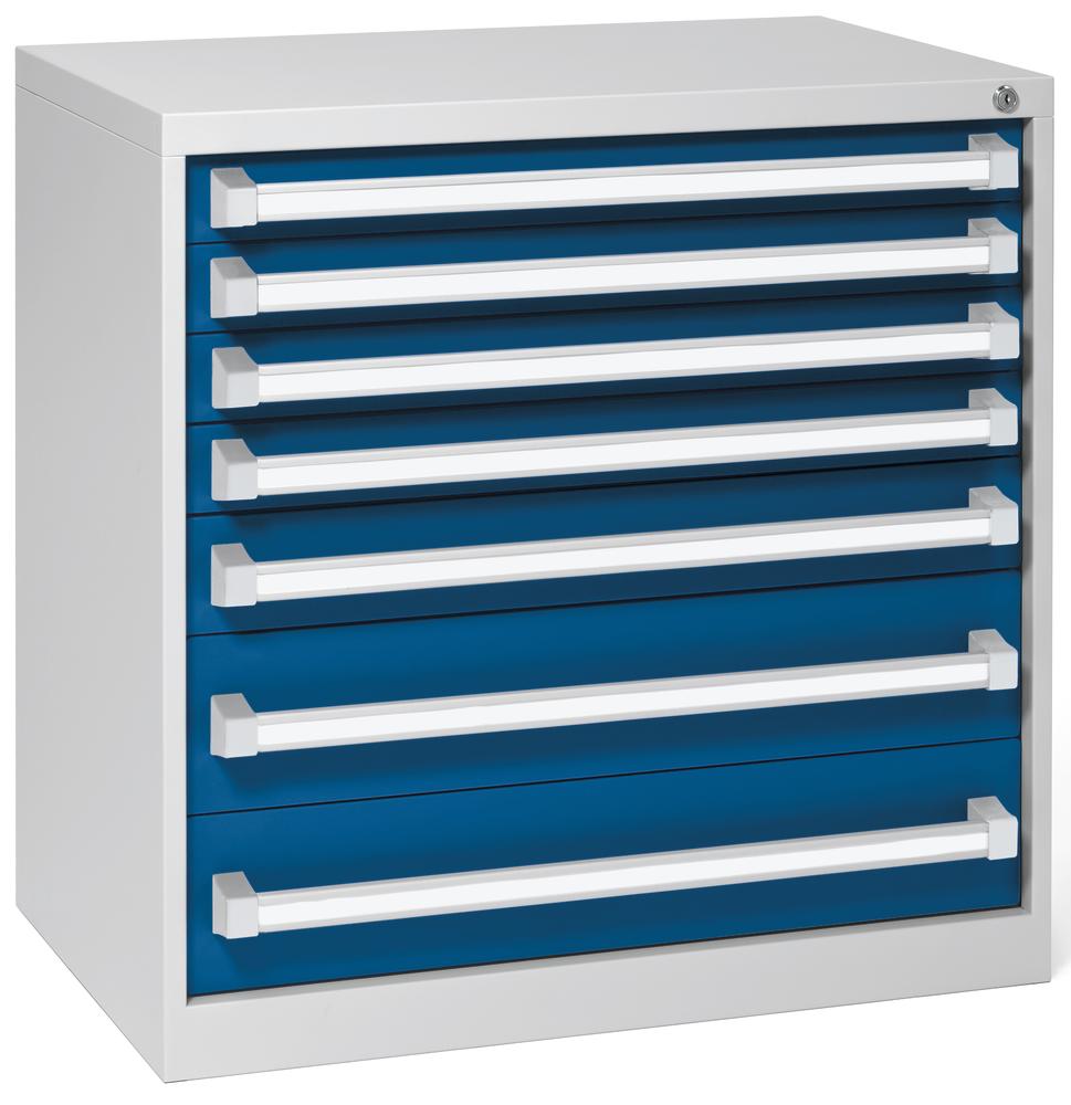 Schubladenschränke WS PROFI SYSTEM | 4 Schübe 75 mm hoch, 1 Schub 100 mm hoch, 2 Schübe 150 mm hoch
