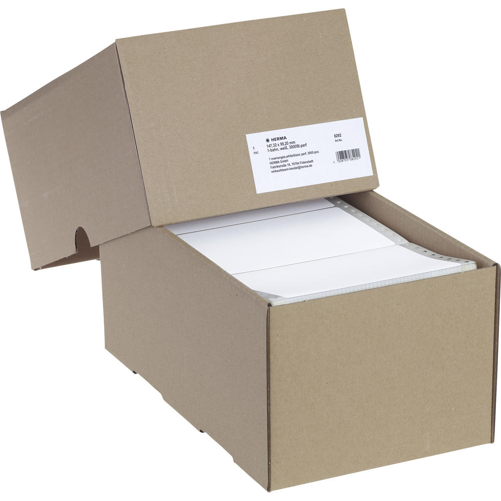 HERMA Endlosetikett 8292 147,32x99,2mm weiß 3.000
