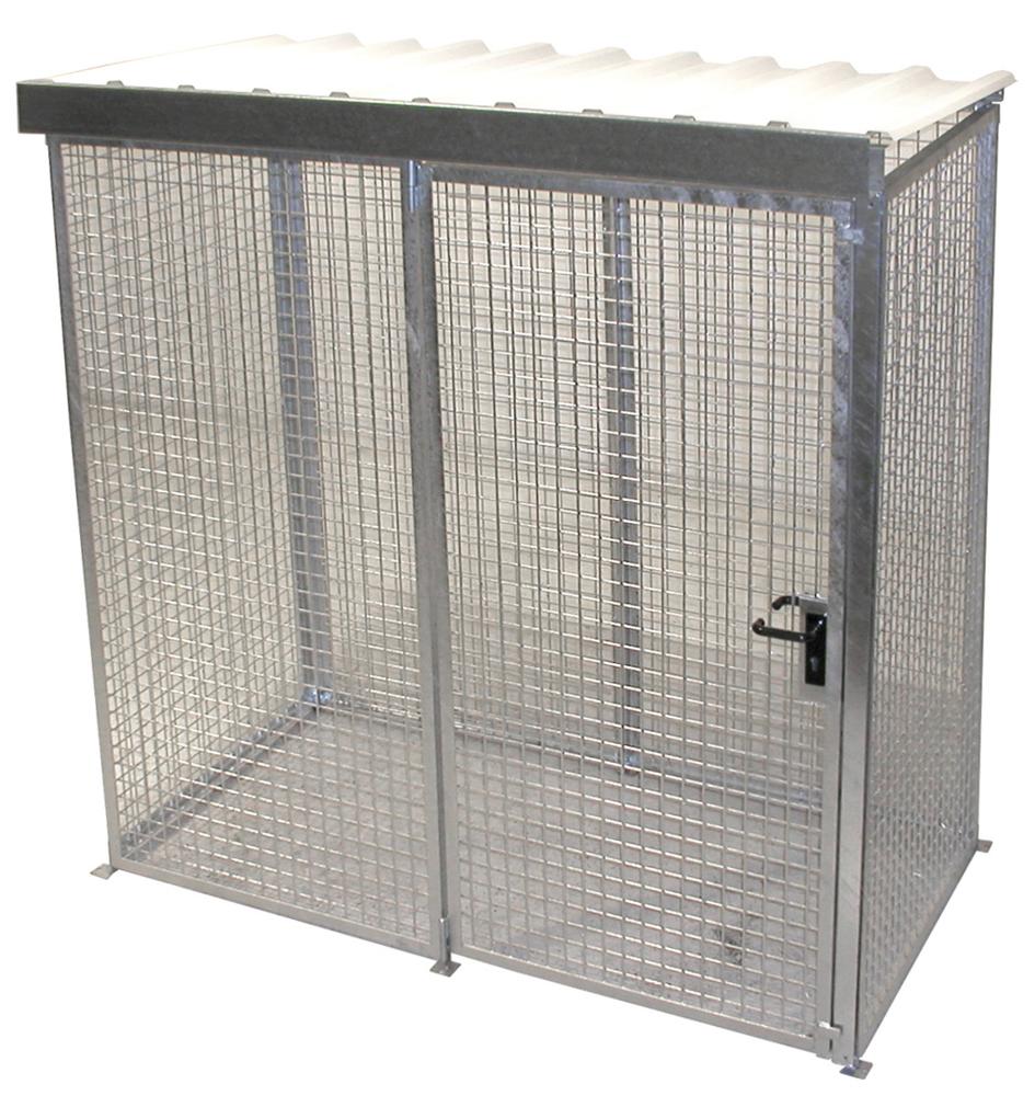 Gasflaschen-Container GFC-M1/D, feuerverzinkt | 1085
