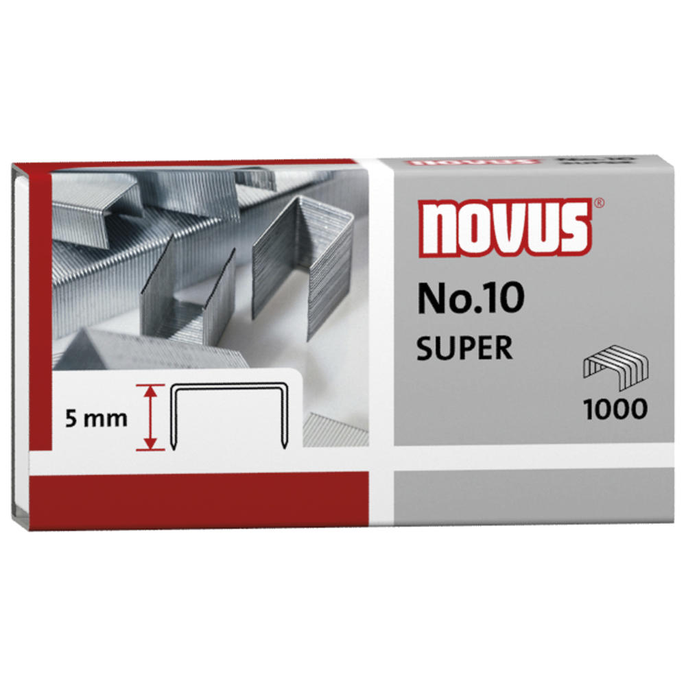 NOVUS Heftklammer No.10 040-0003 verzinkt 1.000