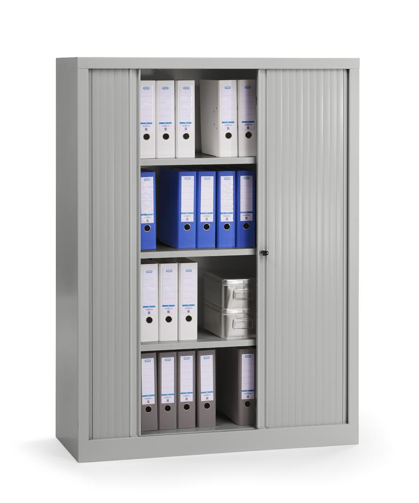 Rollladenschrank | Alusilber RAL 9006 | 1200 | 1600 mm (4 OH) | 3-Punkt-Schliessung