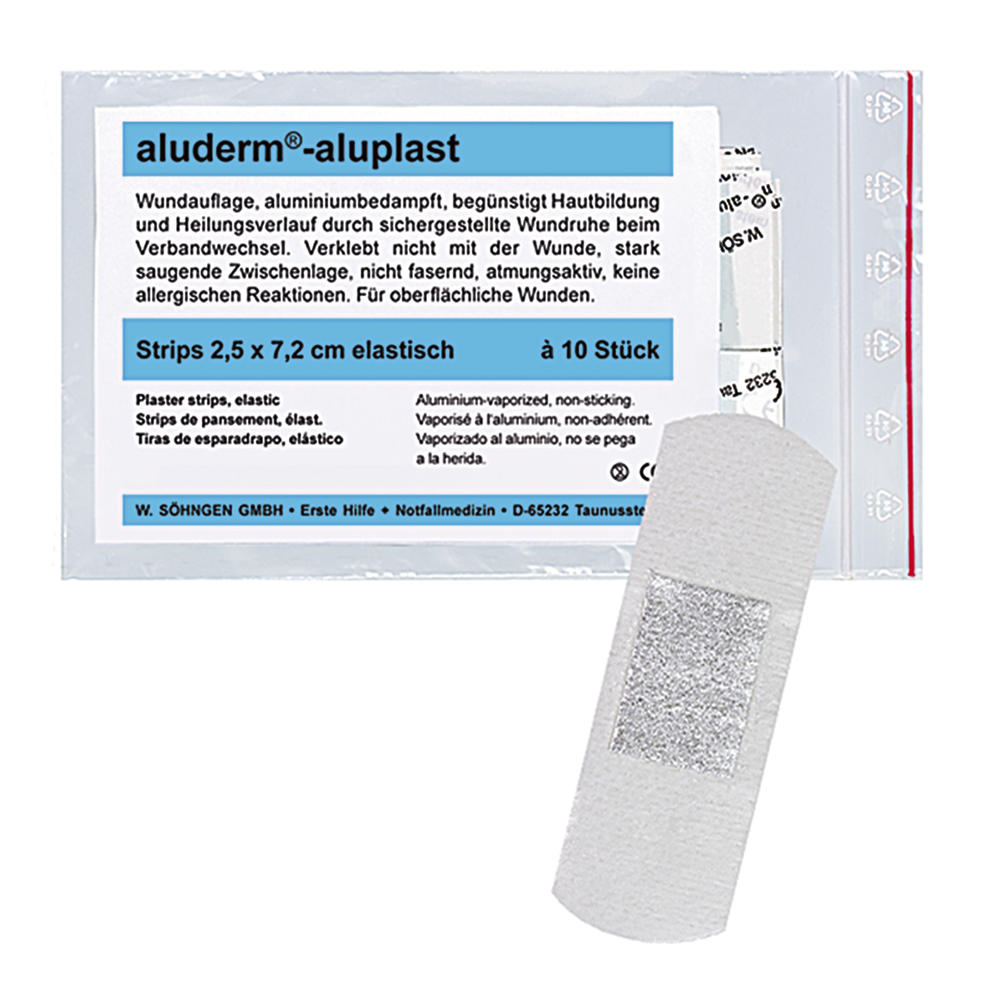 aluderm Pflasterstrip aluplast 1009178 2,5x7,2cm