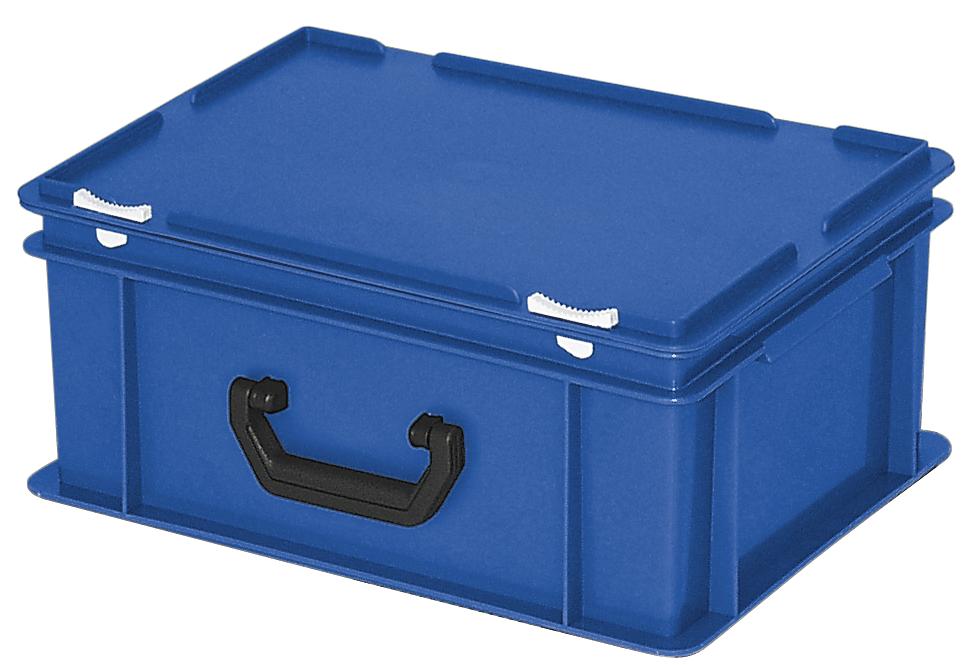 Euronorm-Koffer | Blau | B 300 x H 180 x L 400 mm | 16,00