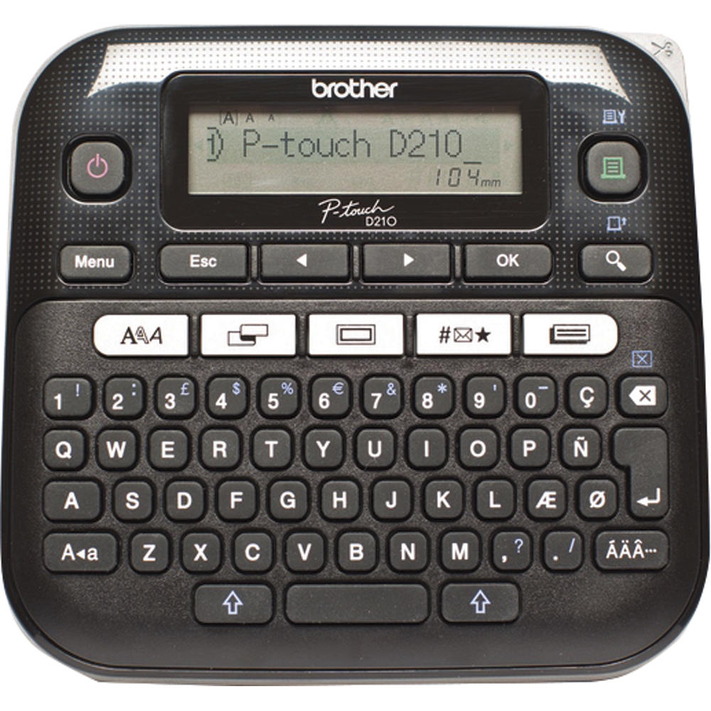 P-touch Beschriftungsgerät D210 PTD210ZG1 3,5-12mm