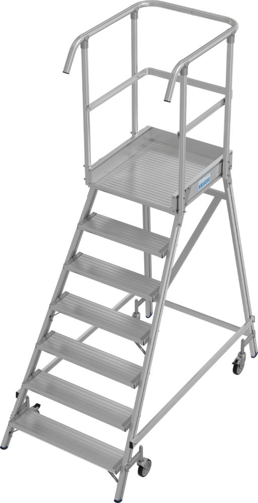 Podestleiter Stabilo Fahrb. Einseitig 1x7 Stufen | Einseitig | 3660