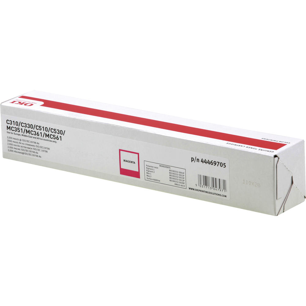 OKI Toner 44469705 2.000Seiten magenta