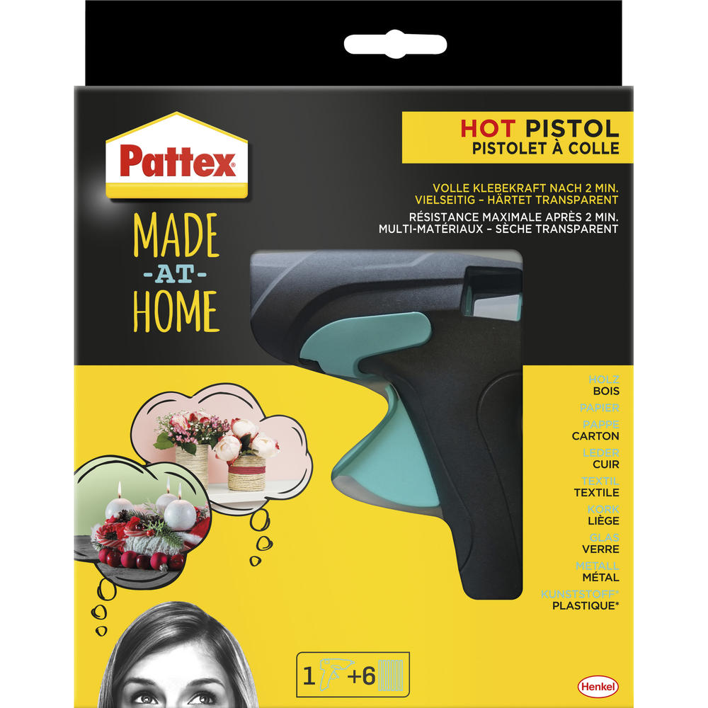 Pattex Heißklebepistole HOT PISTOL PMHHS +6x20g