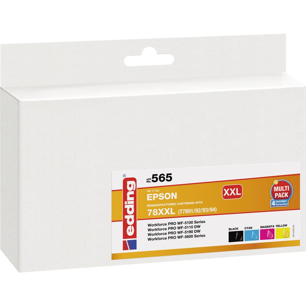 edding Tintenpatrone 18-565 wie Epson T78XXL