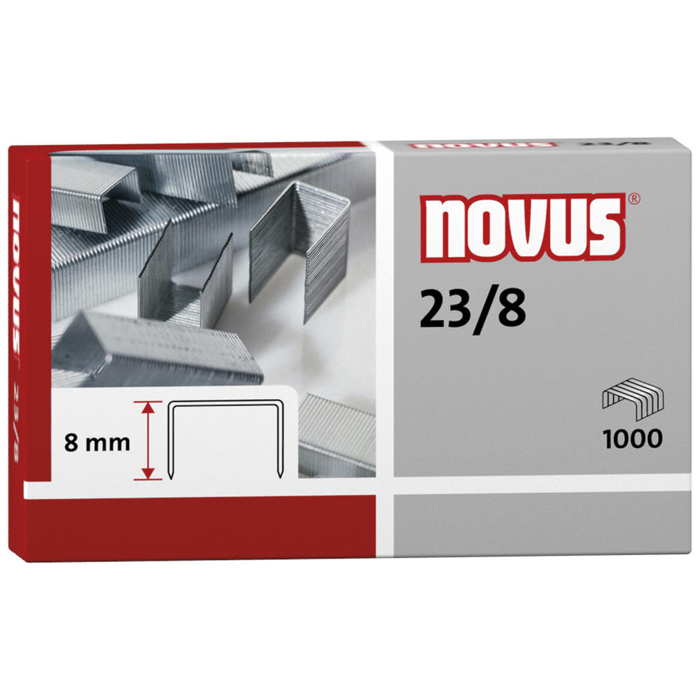 NOVUS Heftklammer 23/8 042-0040 verzinkt 1.000