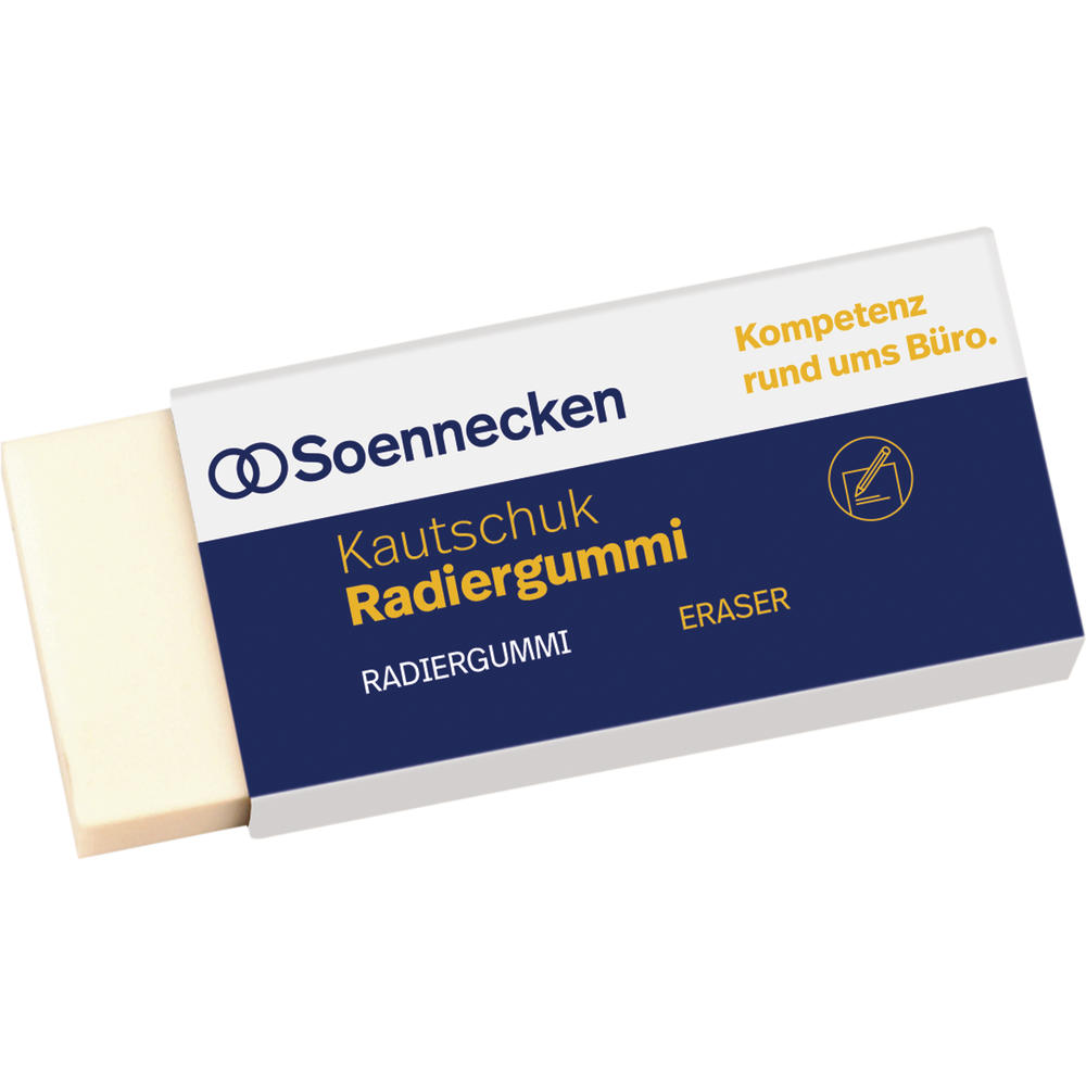 Soennecken Radierer 0339 Kautschuk weiß