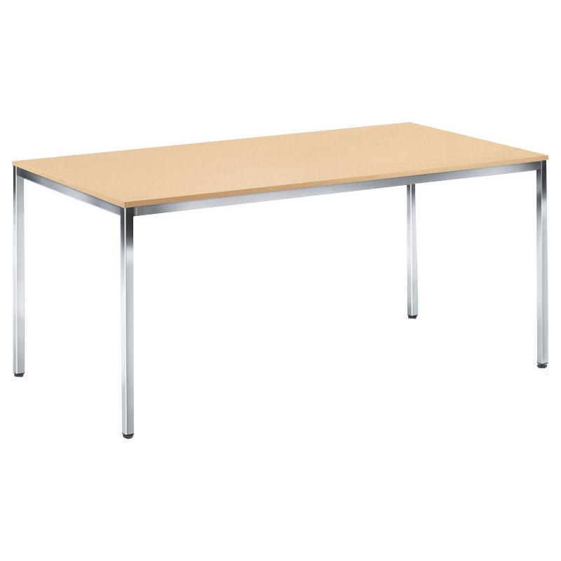 Konferenztisch BASE-MODUL | Buchedekor | 1400 | 700 | Rechteck